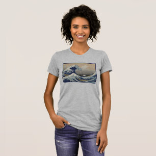 Große Welle vor Kanagawa & Mount Fuji Japan Meer T-Shirt