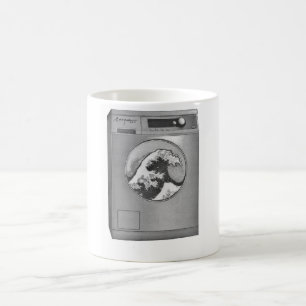 Große Welle Waschmaschine Kaffeetasse