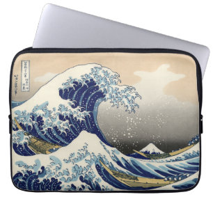 Große Welle weg von Kanagawa Laptopschutzhülle