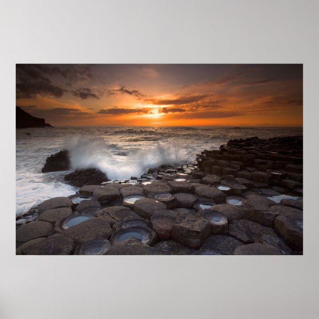 Große Wellen Poster (Vorne)