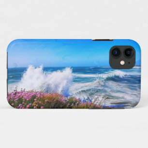 Große Wellen rennen Richtung Fistral Beach, Newqua Case-Mate iPhone Hülle