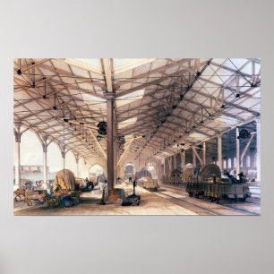 Große Western Eisenbahn: Güterhalle Bristol Poster
