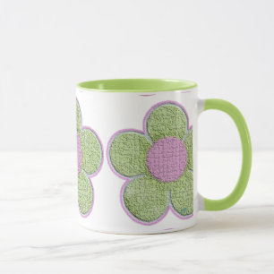 Große Whimsische Blume Tasse