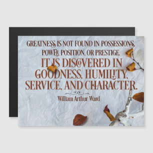 Größe wird entdeckt magnetkarte