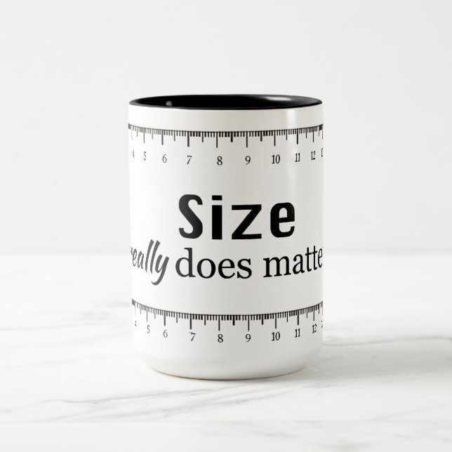Größe wirklich ist Tasse von Bedeutung (Mittel)