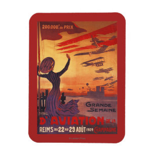Große Woche der Luftfahrt - Poster der Frau Magnet