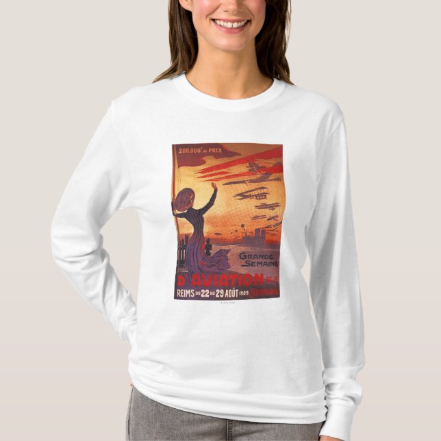 Große Woche von Luftfahrt - Frauen-wellenartig T-Shirt (Vorderseite)