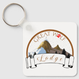 GROSSE WOLFLODGE SCHLÜSSELANHÄNGER