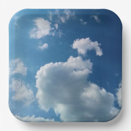 Große Wolke Pappteller