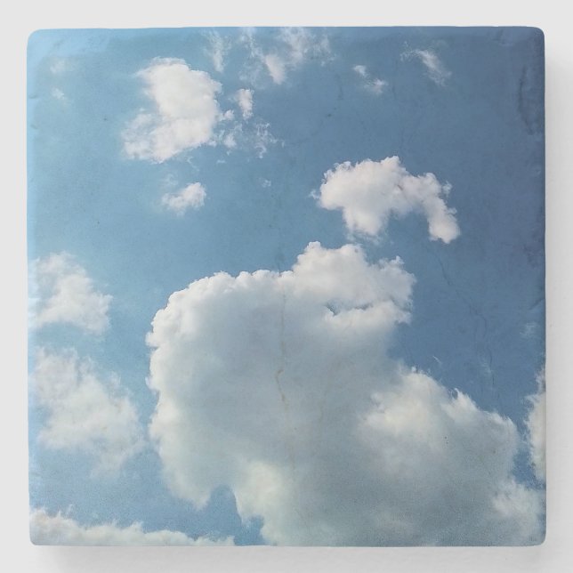 große Wolke Steinuntersetzer (Vorderseite)