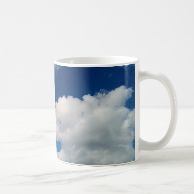 Große Wolkenflecken Kaffeetasse (Rechts)