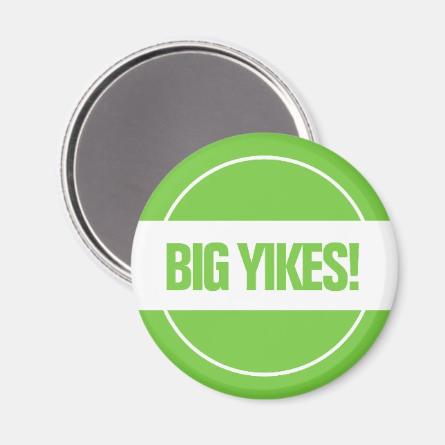 Große Yikes! Magnet (Vorderseite/Rückseite)