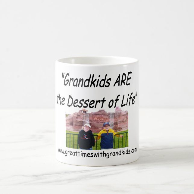 Große Zeiten mit Grandkids Kaffeetasse (Mittel)
