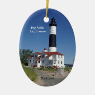 Große Zobel-Verzierung Keramik Ornament