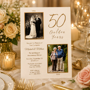 Großeltern 50 Goldene Jahre Feier Einladung