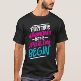 Großeltern Baby Oma Mama Erstmals Großmotte T-Shirt