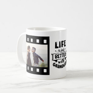 Großeltern Besseres Leben Großkinder Fotovorlage  Kaffeetasse