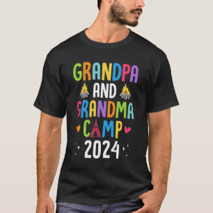 Großeltern Camp 2024 Cousin Sommer Camping Vaca T-Shirt