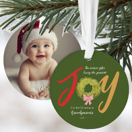 Großeltern Erste Weihnachten Keepake Memento Joy Ornament