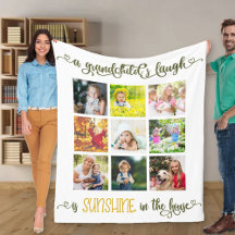 Großeltern-Foto Collage Grandchilds lachen Zitat