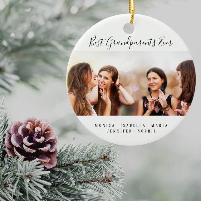Großeltern Foto Enkel Keramik Ornament (Von Creator hochgeladen)