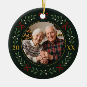 Großeltern Foto Kleider - Familie Keramik Ornament