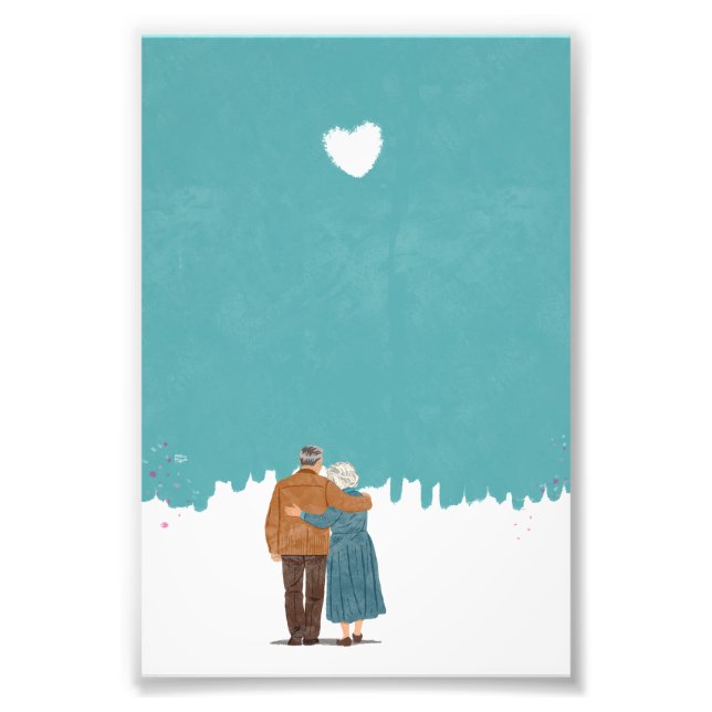 Großeltern Fotodruck (Vorne)