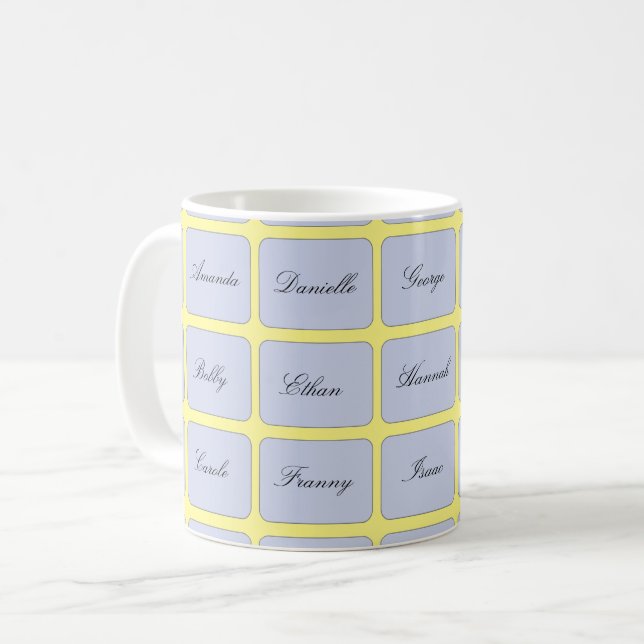 Großeltern-Grandchildren-Tasse Kaffeetasse (Vorderseite Links)