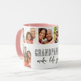 Großeltern machen das Leben großartig 8 Foto-Famil Tasse