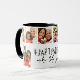 Großeltern machen das Leben großartig 8 Foto-Famil Tasse