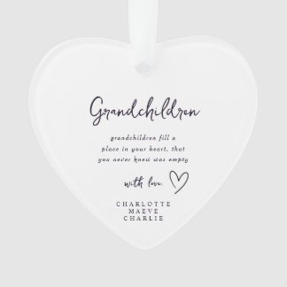 Großeltern Oma Opa Erinnerungs-Schmuck Ornament