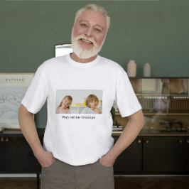 Großeltern Opa Oma individualisieren Foto T-Shirt