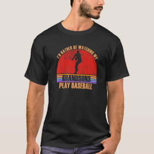 Großeltern schauen sich lieber Baseball Grand an T-Shirt