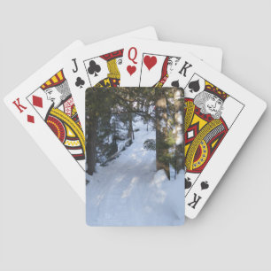 Großeltern Snowmobile Trail Spielkarten