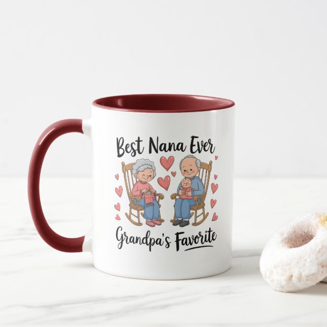 Großeltern-Tag Tasse (Mit Donut)
