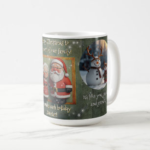 Großeltern Weihnachten Personalisiertes Foto-Gesch Kaffeetasse