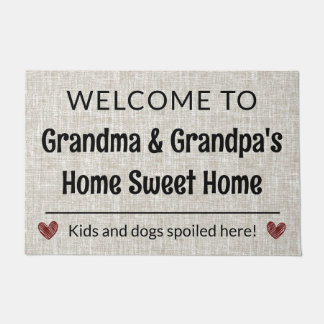 Großeltern-Zuhause Sweet-Zuhause - individuell anp Fußmatte