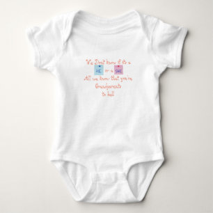 Großeltern zum zu sein baby strampler