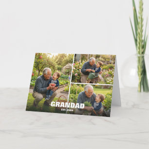Großelterntag Foto-Collage Familienliebe Karte
