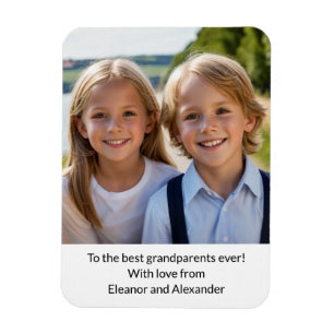 Großelterntag von den Enkelkindern als Fotogeschen Magnet