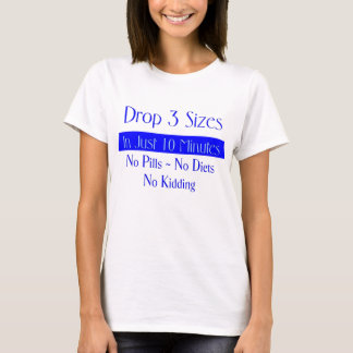 Größen-Blau-T-Shirt des Tropfen-3 T-Shirt
