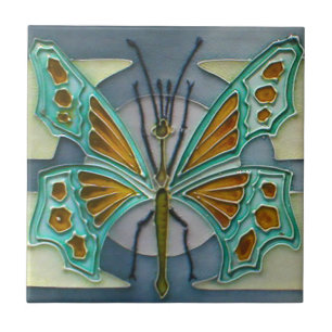 Größen der Kunst Nouveau Fliese