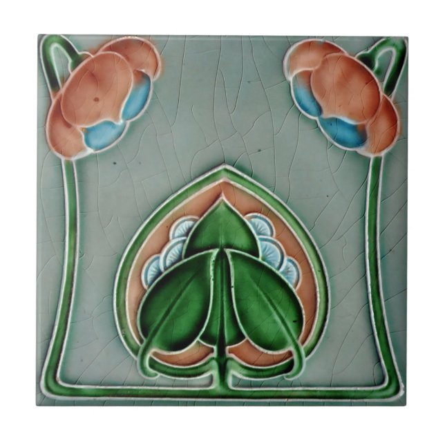 Größen Kunst Nouveau Vintage Entwurf Backsplash Fliese (Vorderseite)