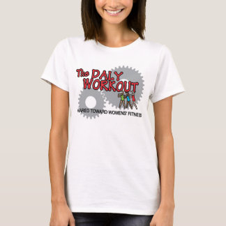 Größen-MED der Frau. Gesundes Lebensjahrworkout-T T-Shirt