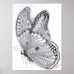 Größengleichschmetterling Poster