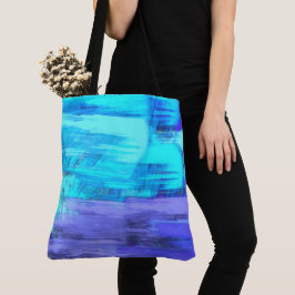 Grosser Abstrakter Supermarkt Shopping Beach Tasche