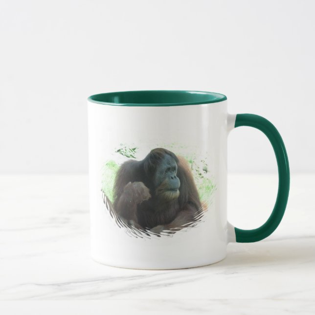 Großer Affen-Kaffee-Tasse Tasse (Rechts)