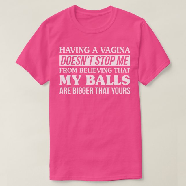 Größer als Ihr T Shirt Spaß Slogan T Shirt Wom (Design vorne)
