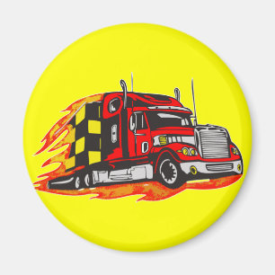 Großer Anlage-LKW Magnet