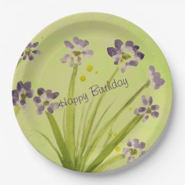 Großer Aquarelldesigner Pappteller